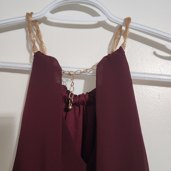 Le chateau, size small, wine colored dress, NWT - Picture 5 of 5